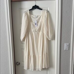 Baltic Born Vaeda Cream Women's Dress XL NWT
